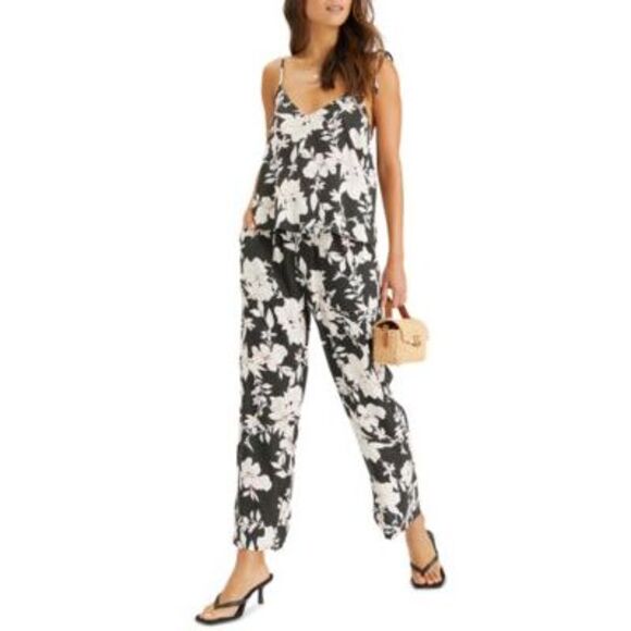 Sanctuary Printed Tie-shoulder Swing Cami Top In Night Jungle XS - Picture 1 of 3